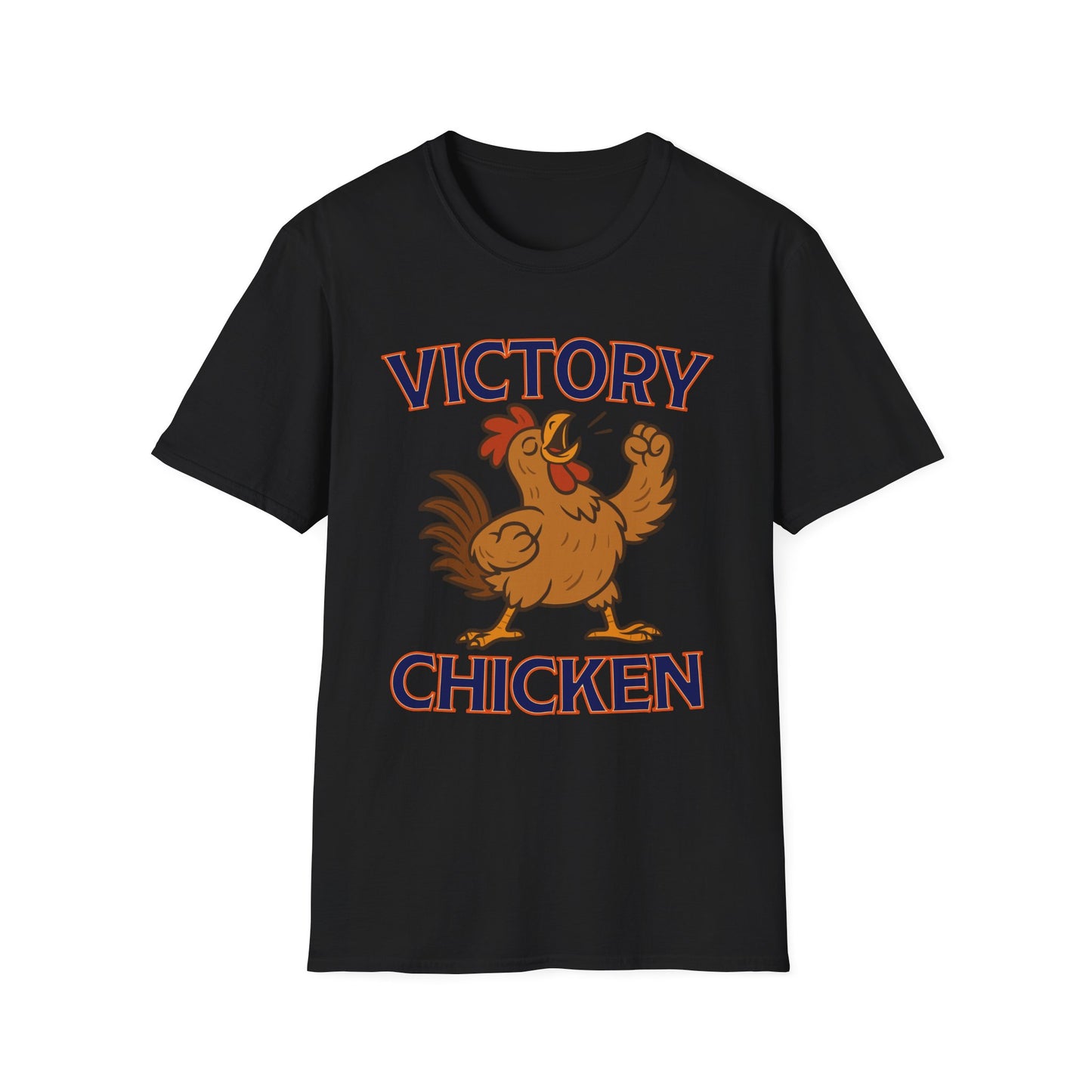 Victory Chicken - Chicago Bears Win Edition - Softstyle Unisex T-Shirt