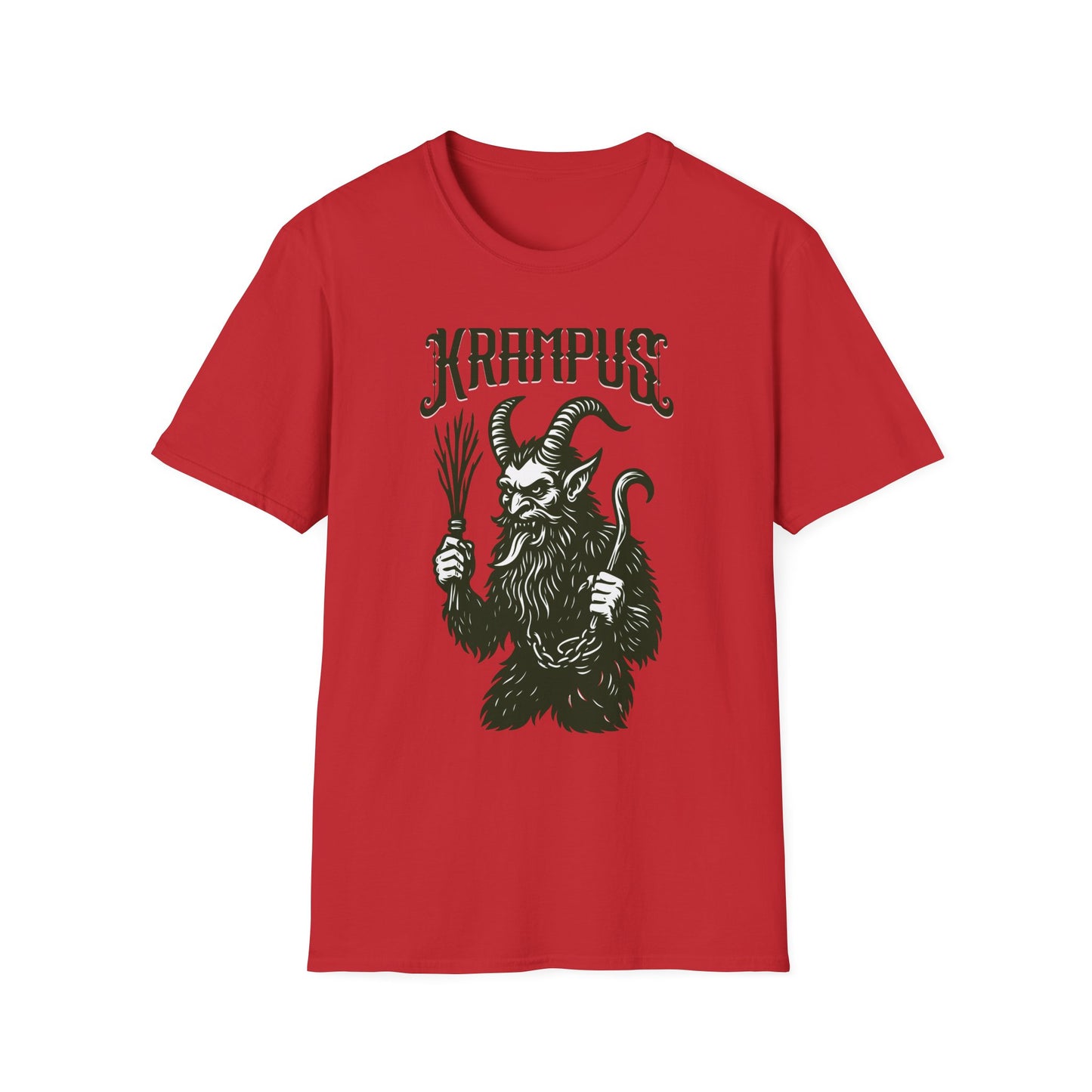 Krampus - Folklore’s Favorite Fiend - Christmas Holiday Unisex Softstyle T-Shirt