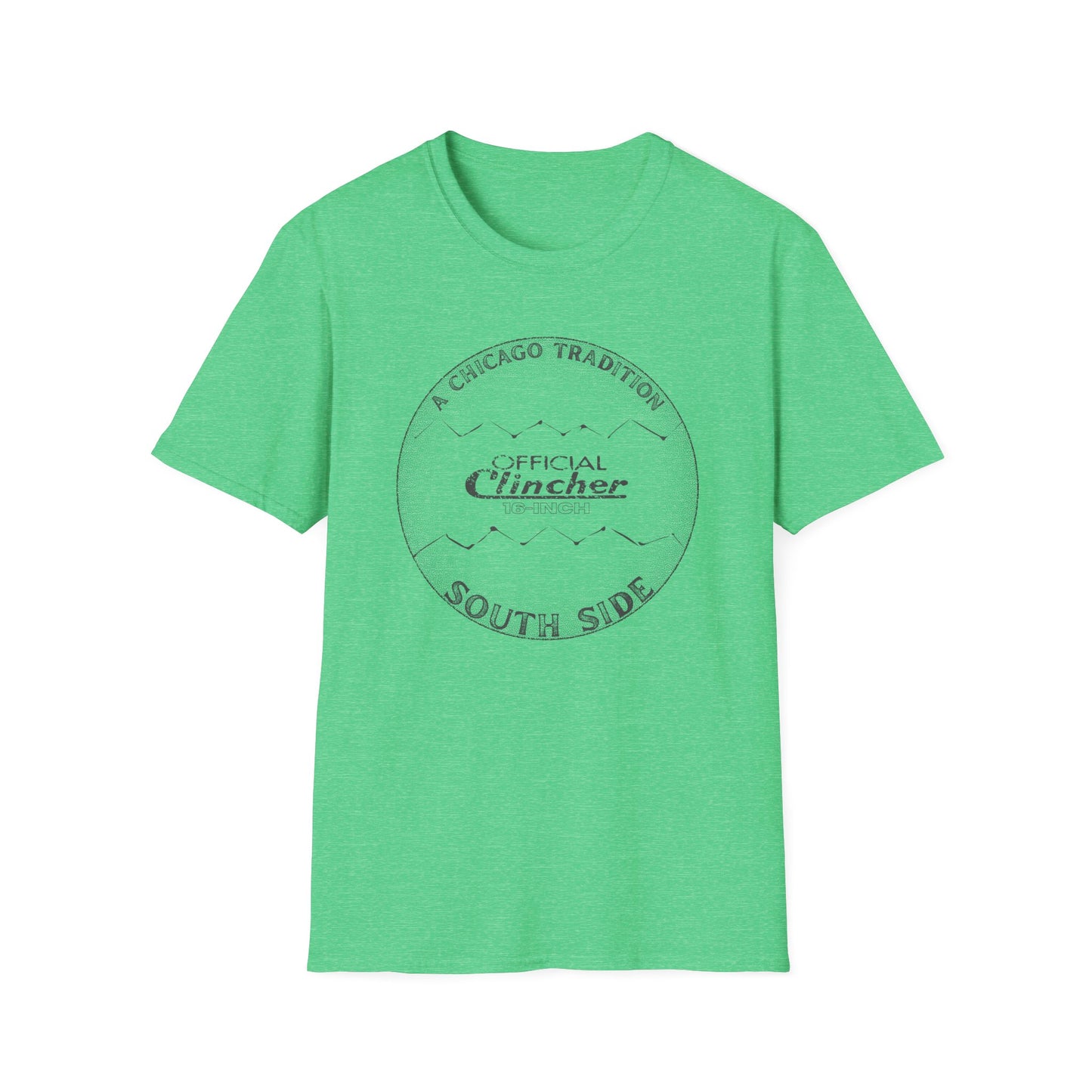 16-Inch Softball - A Chicago Tradition - Unisex Softstyle T-shirt