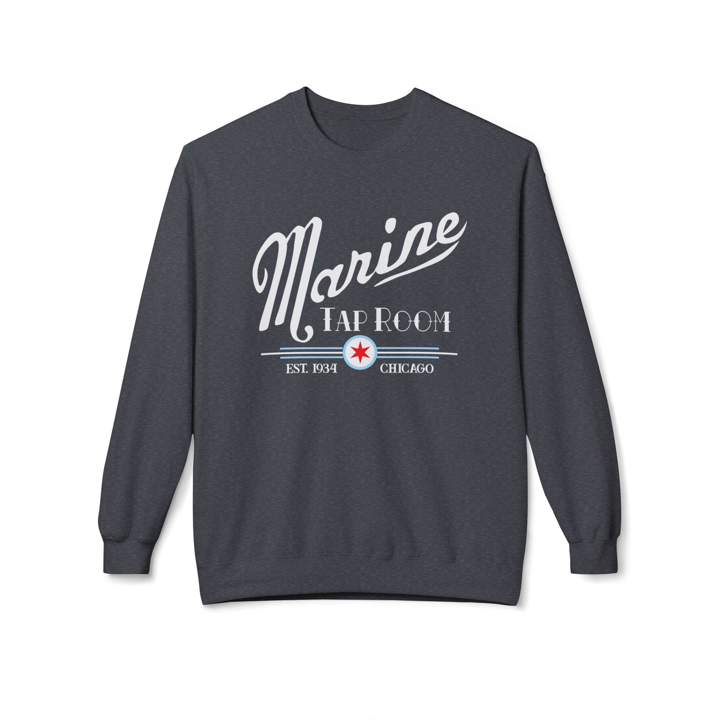 Marine Tap Room - Historic Chicago Tavern Vintage Crewneck Sweatshirt