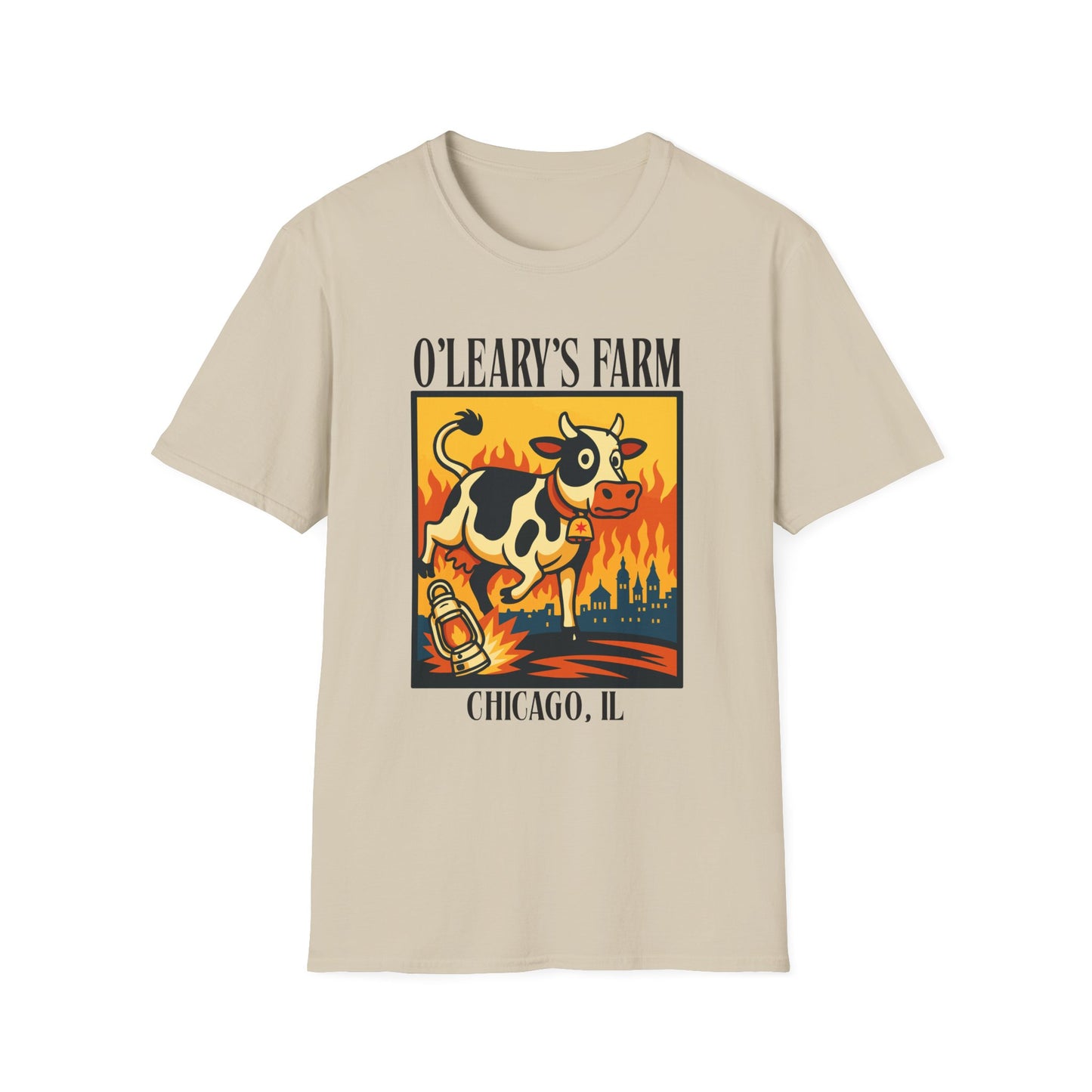 Great Chicago Fire - Mrs. O'Leary's Cow T-Shirt