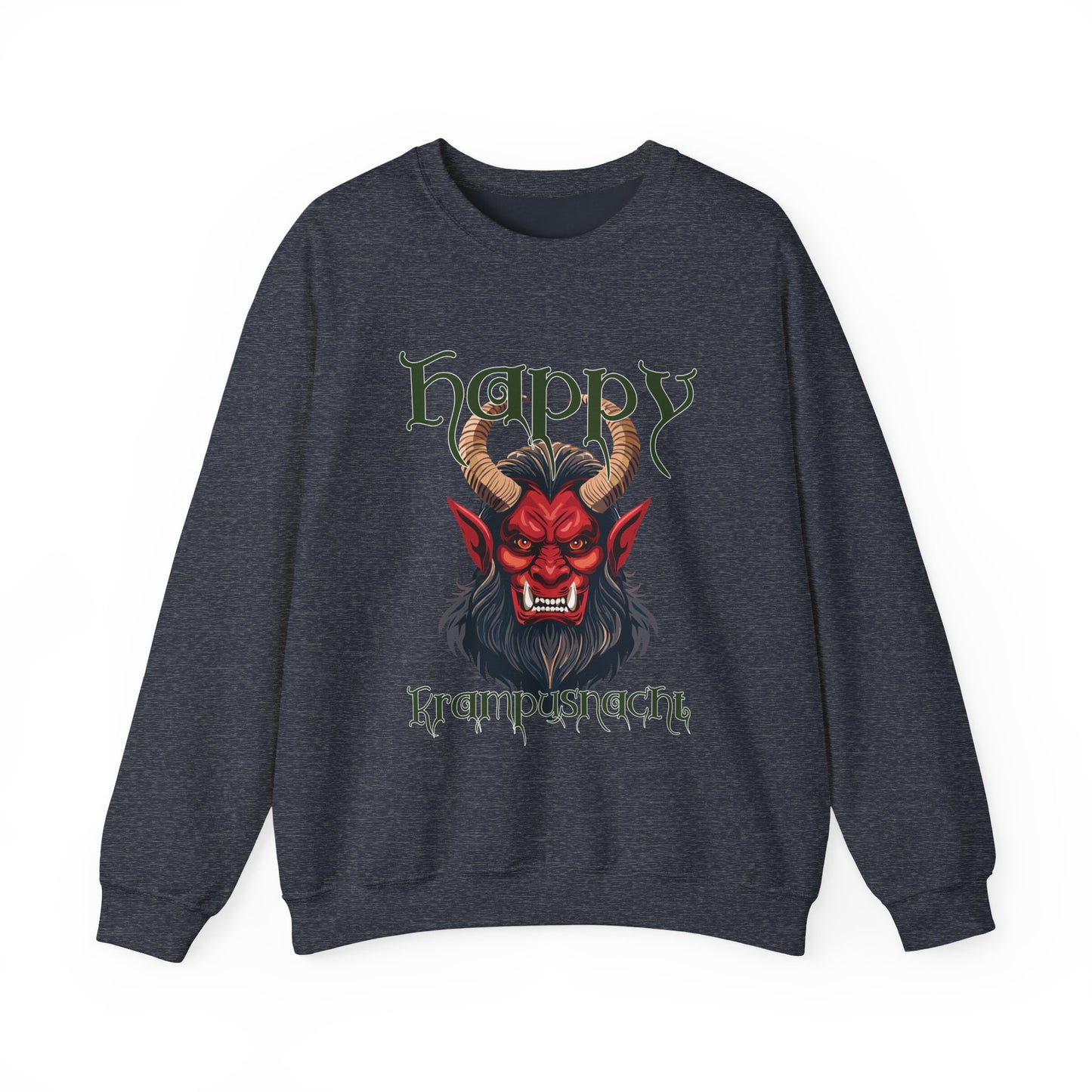 Happy Krampusnacht (Krampus Night) - Christmas - Holiday Unisex Pullover Sweatshirt