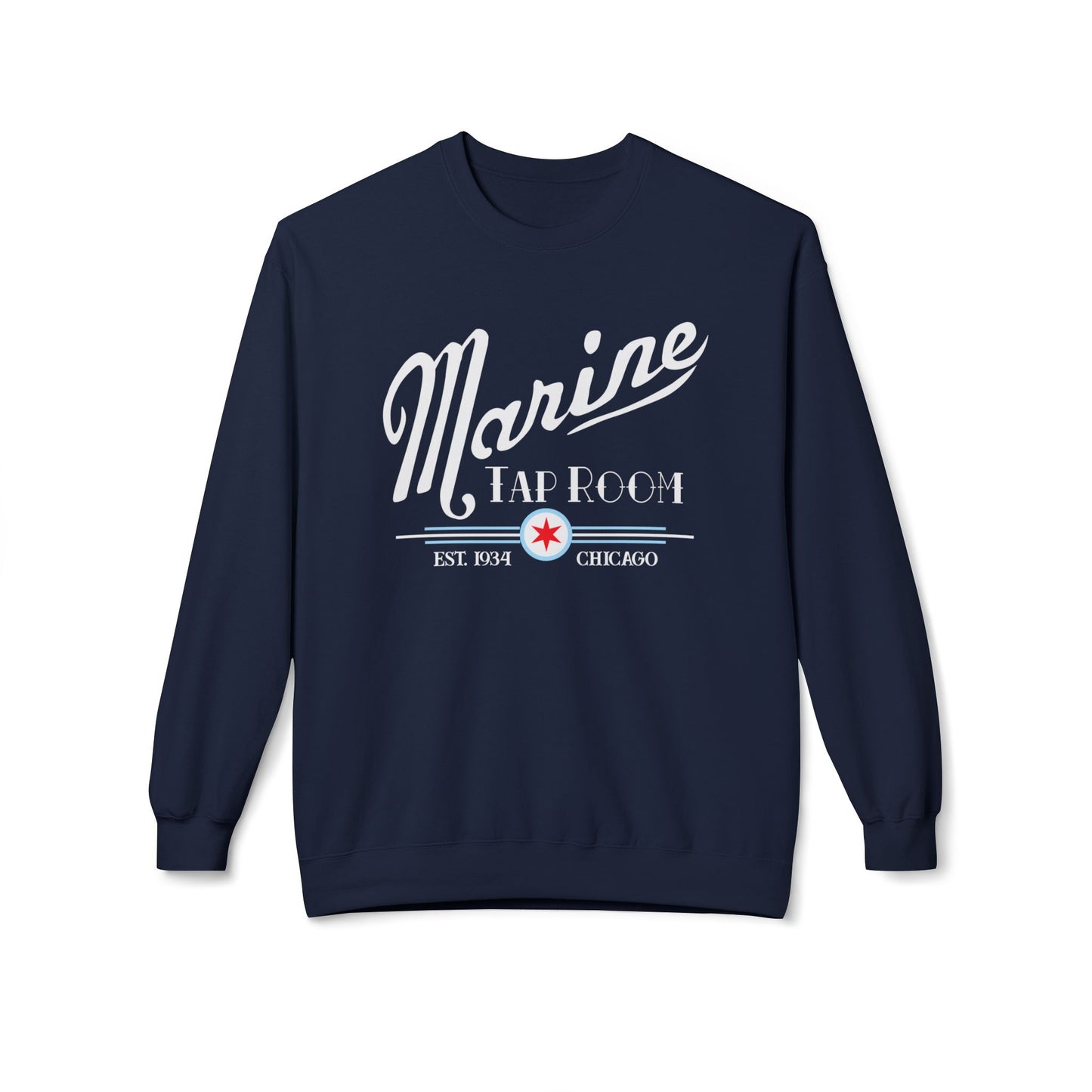 Marine Tap Room - Historic Chicago Tavern Vintage Crewneck Sweatshirt