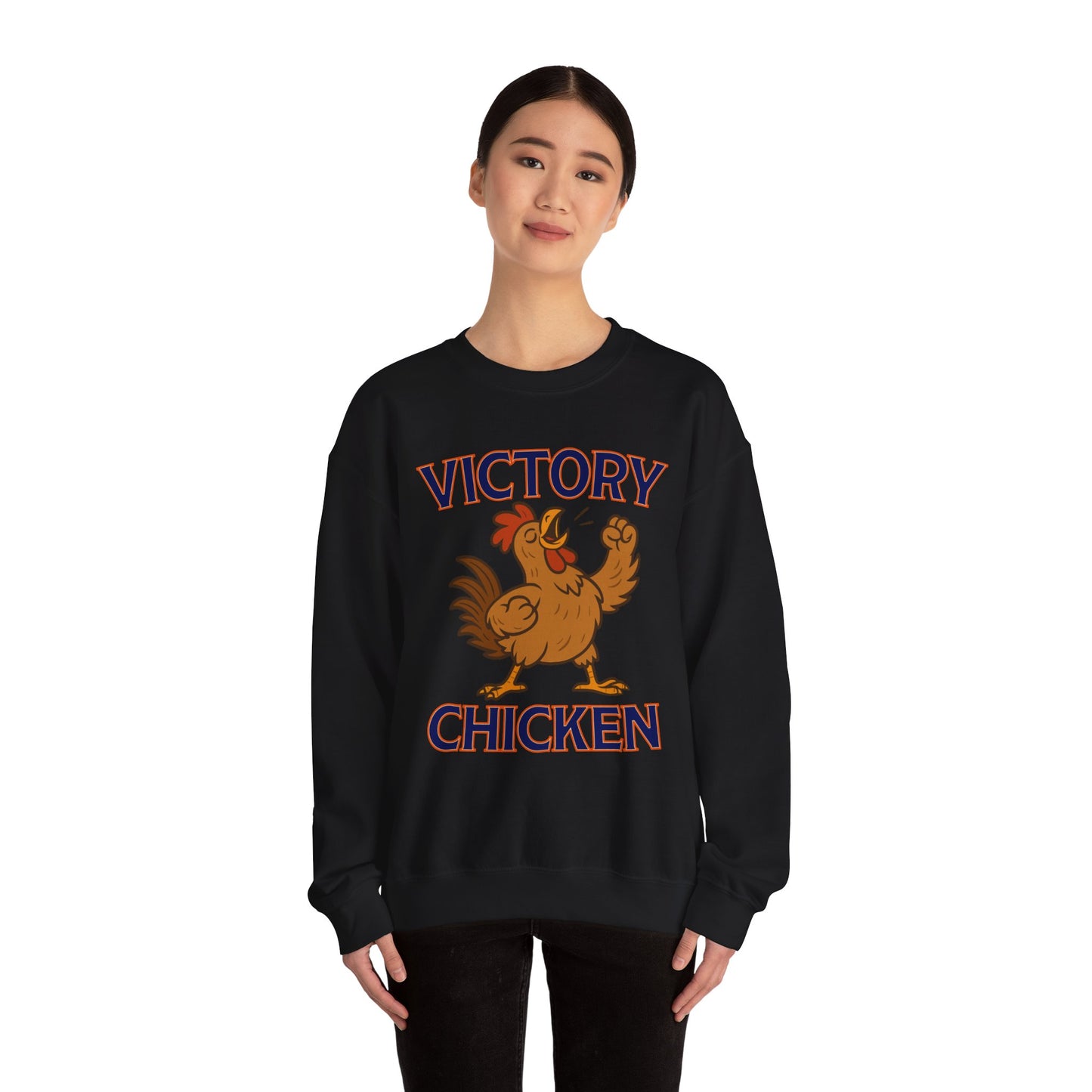 Victory Chicken - Bears Win Edition - Chicago Unisex Pullover Sweatshirt