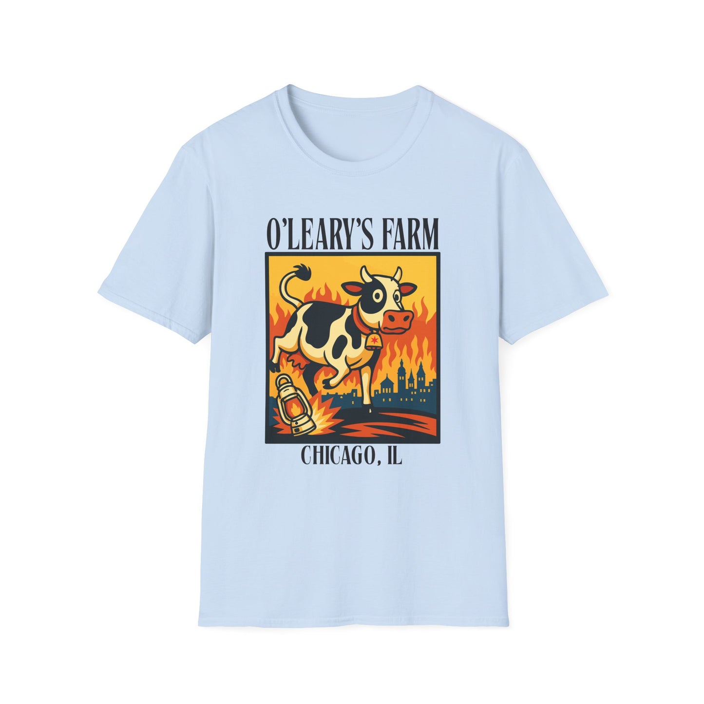 Great Chicago Fire - Mrs. O'Leary's Cow T-Shirt