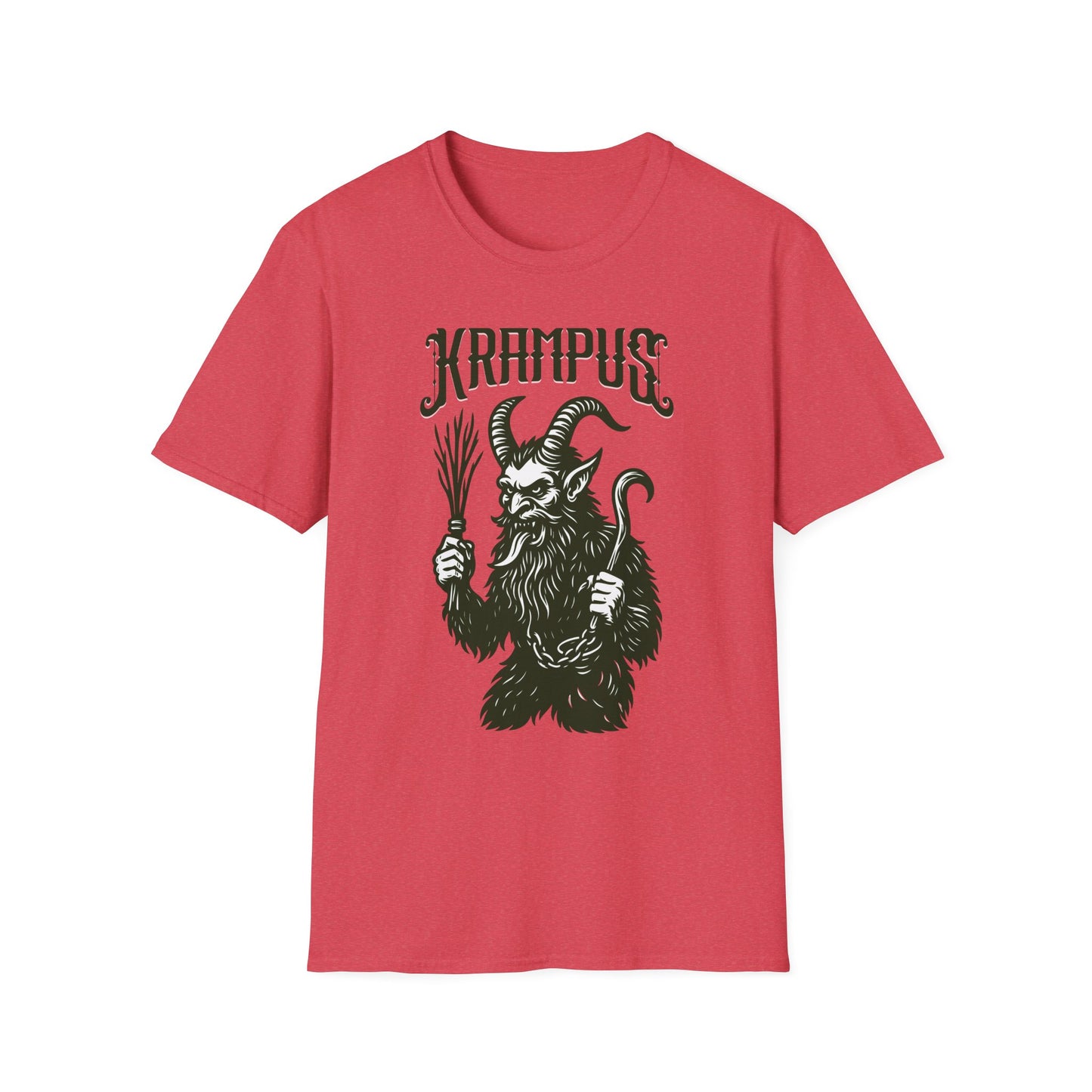 Krampus - Folklore’s Favorite Fiend - Christmas Holiday Unisex Softstyle T-Shirt