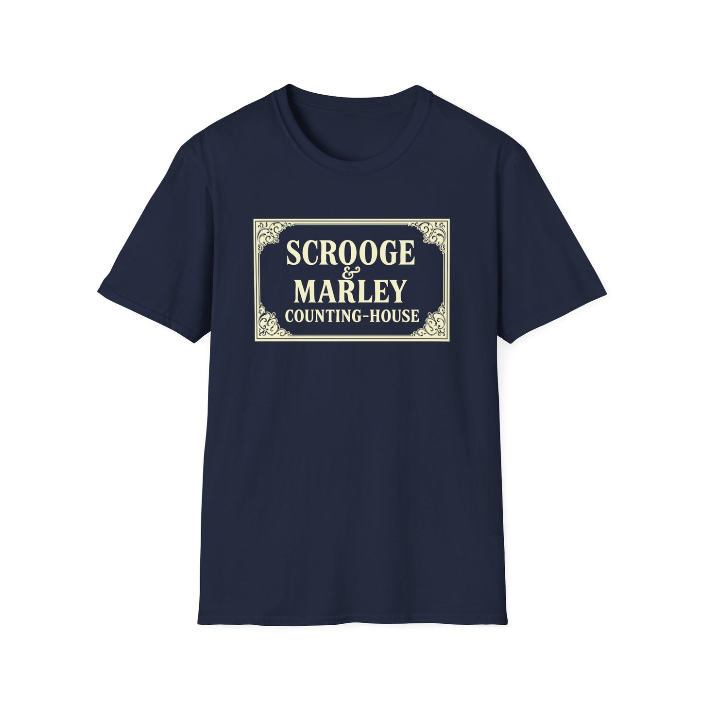 Scrooge & Marley Counting-House Tee - Christmas Holiday Unisex Softstyle T-Shirt
