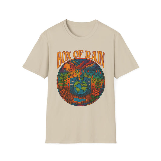 Box of Rain Cosmic Grateful Dead Softstyle Unisex T-Shirt