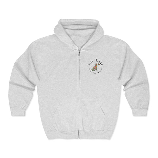 Blue Island Stray Dog Project Spring Hoodie (Adult Unisex sizes)
