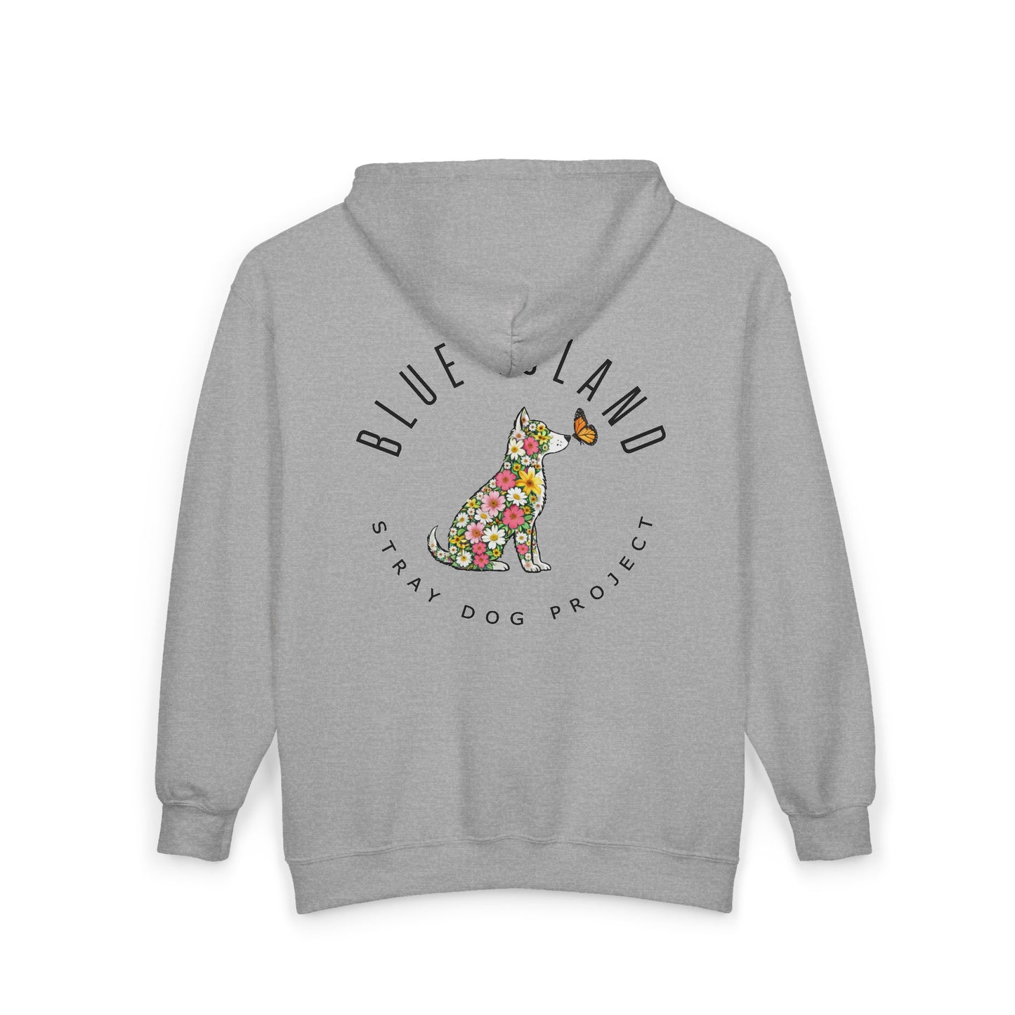 Blue Island Stray Dog Project Spring Hoodie (Adult Unisex sizes)