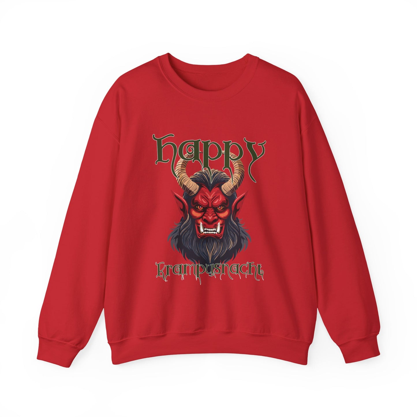 Happy Krampusnacht (Krampus Night) - Christmas - Holiday Unisex Pullover Sweatshirt