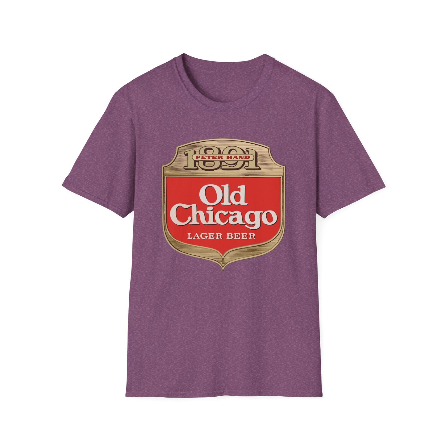 Vintage Old Chicago Lager Tee – Retro Beer Brand Revival Unisex Softstyle T-Shirt