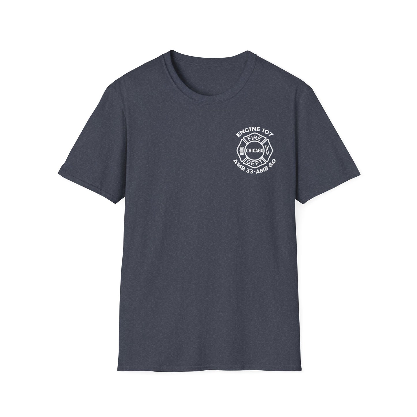 Chicago Fire Department Engine 107 – West Side Warriors Unisex T-Shirt