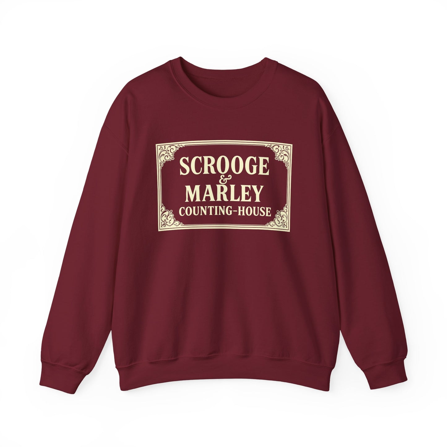 Scrooge & Marley Counting-House Sweatshirt  - A Christmas Carol - Holiday Unisex Pullover Sweatshirt