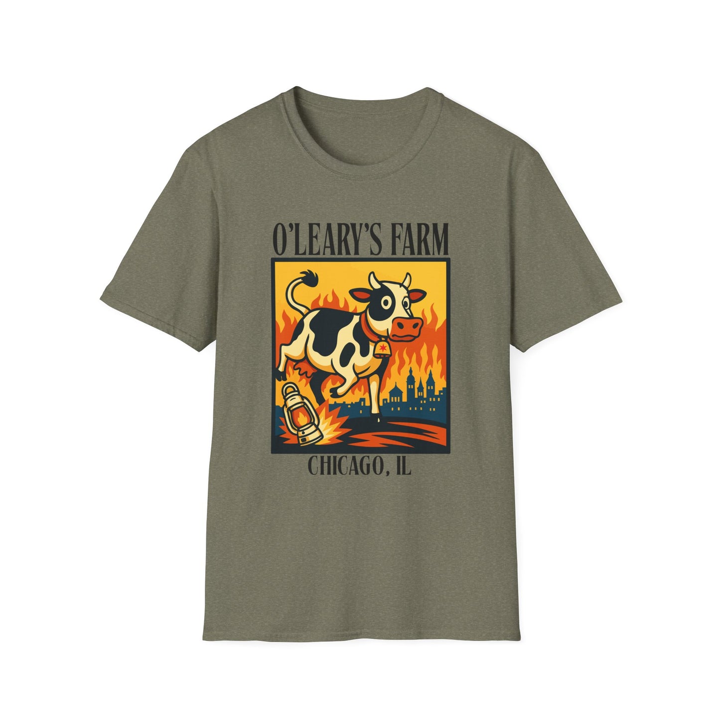 Great Chicago Fire - Mrs. O'Leary's Cow T-Shirt