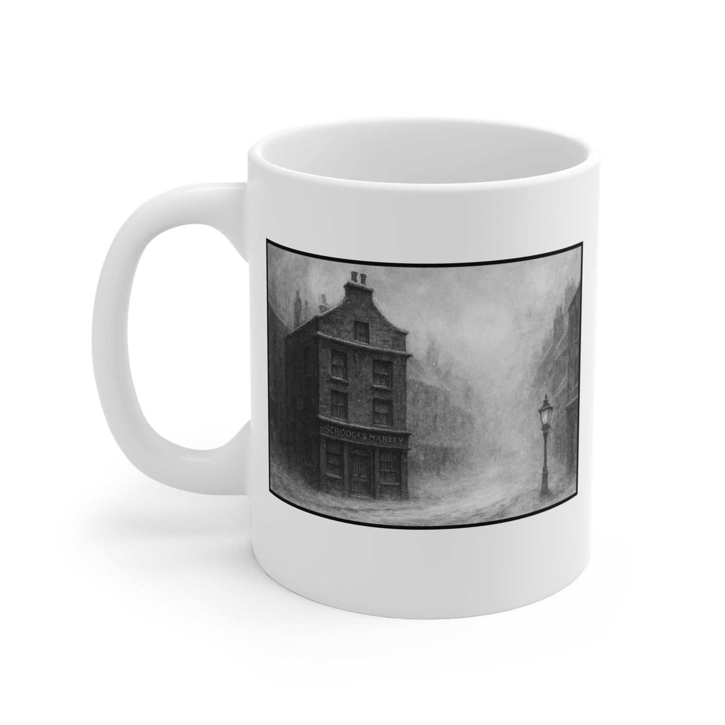 Scrooge & Marley Counting-House Mug - A Christmas Carol - 11 oz. Ceramic Holiday Mug