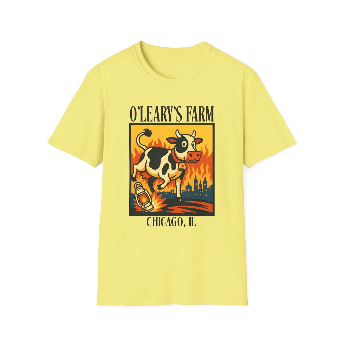Great Chicago Fire - Mrs. O'Leary's Cow T-Shirt