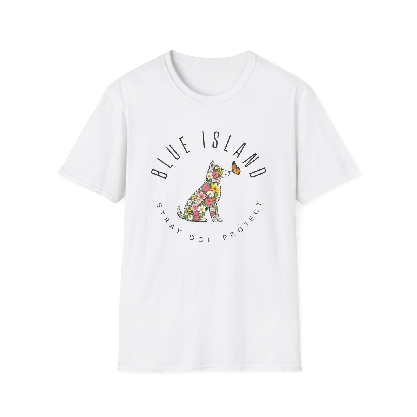 Blue Island Stray Dog Project Spring Tee (Adult Unisex sizes)