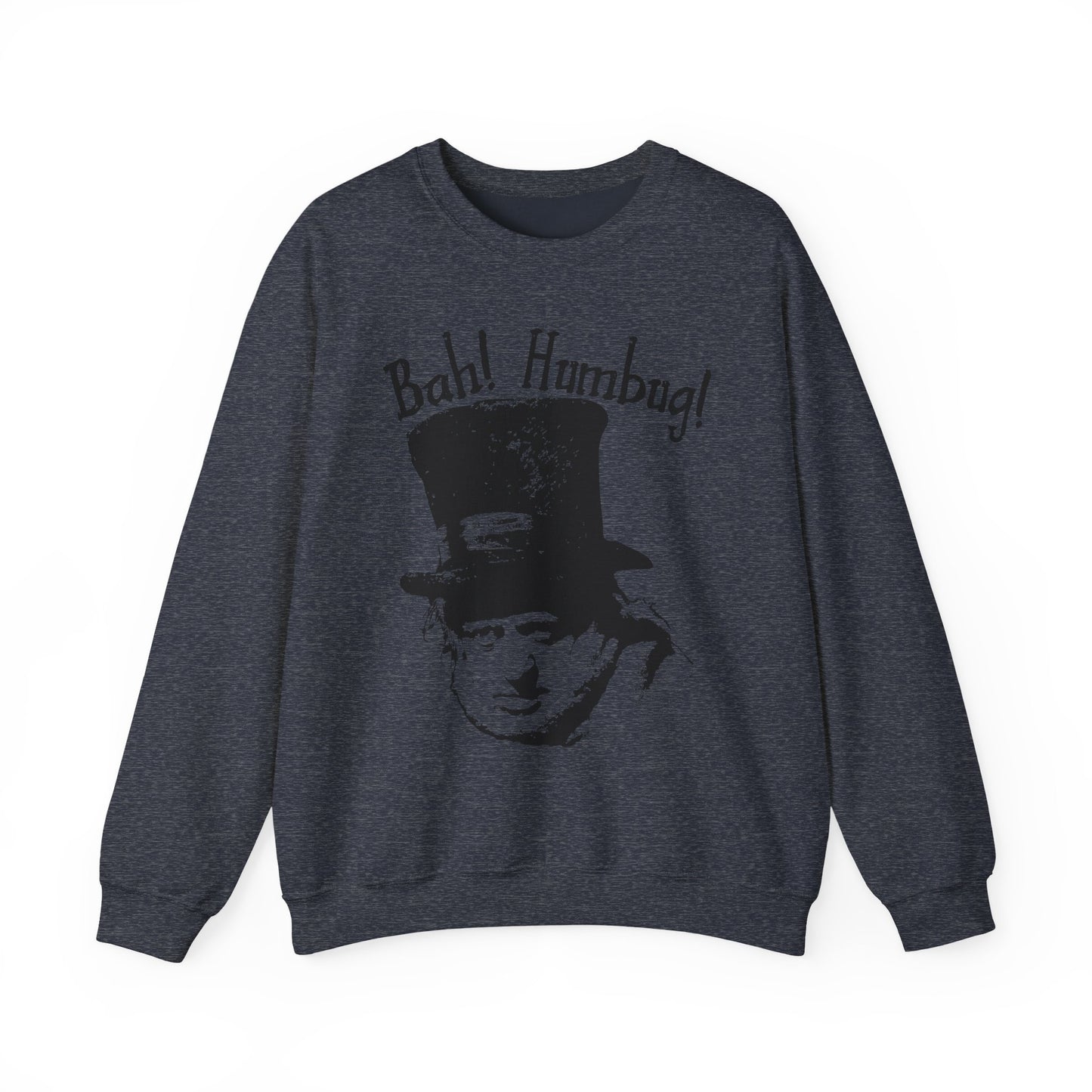 Bah! Humbug! – Funny Ebenezer Scrooge Holiday Unisex Pullover Sweatshirt