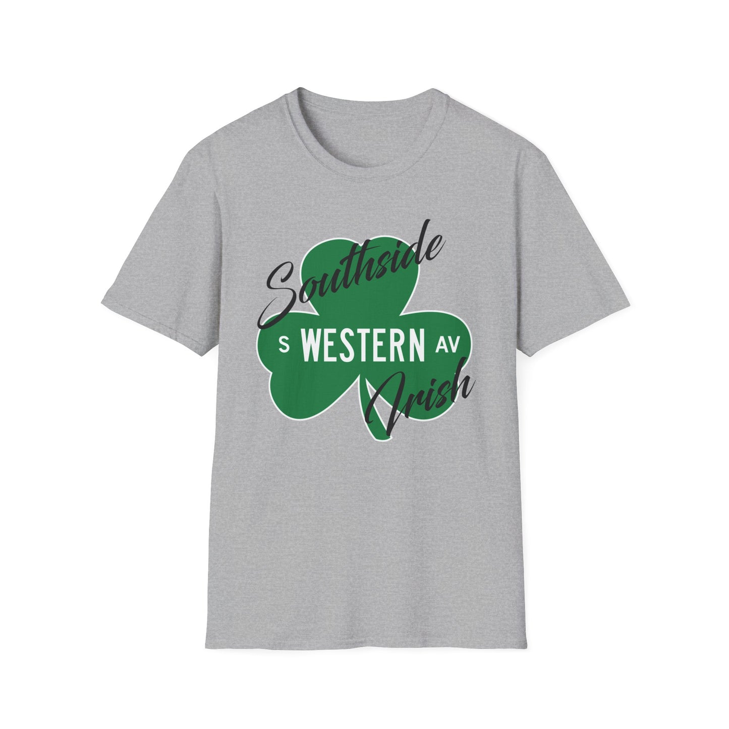 Chicago Southside Irish St. Patrick's Day Parade Western Avenue Shamrock T-shirt