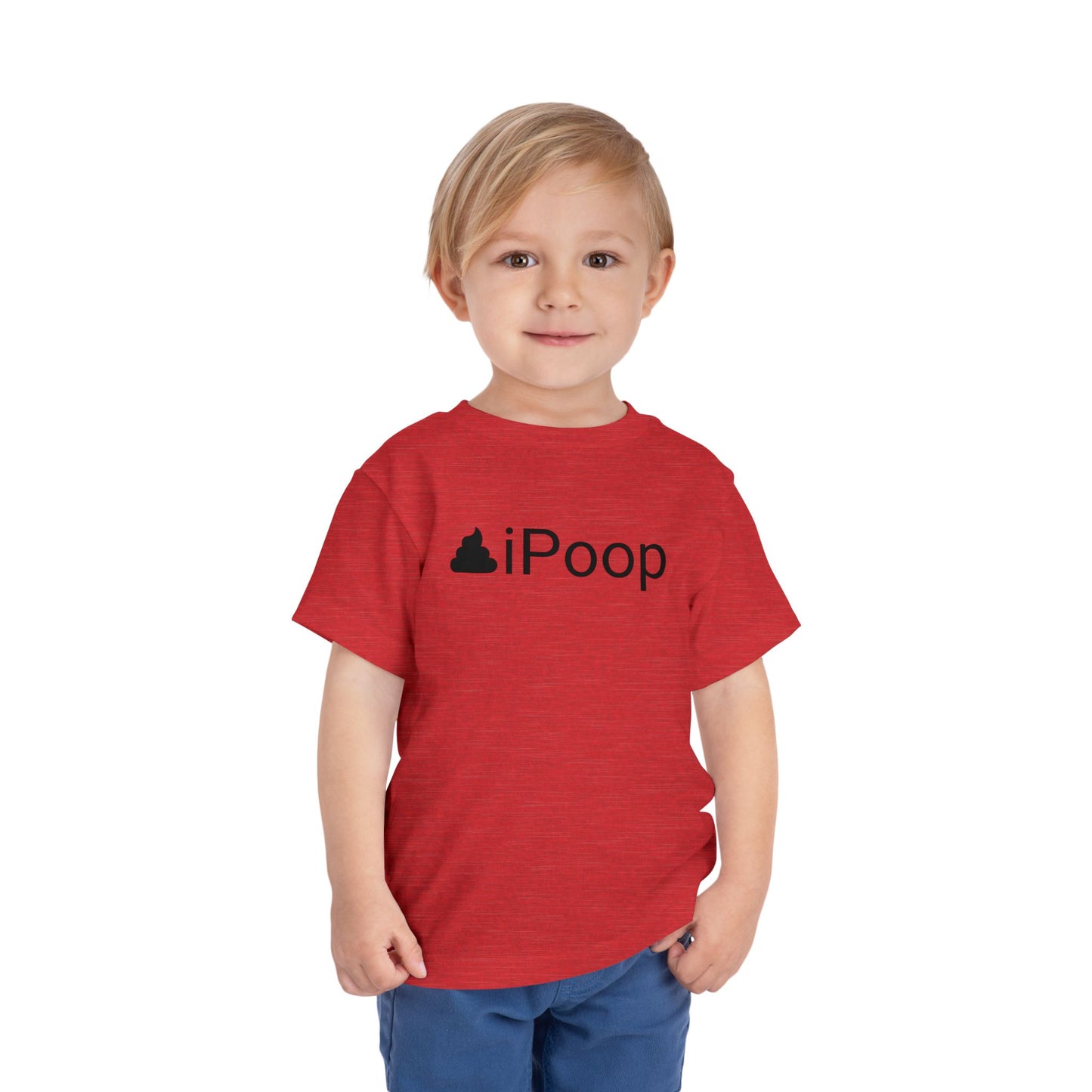 Funny "iPoop" Novelty Toddler T-Shirt - Sizes 2T-5T
