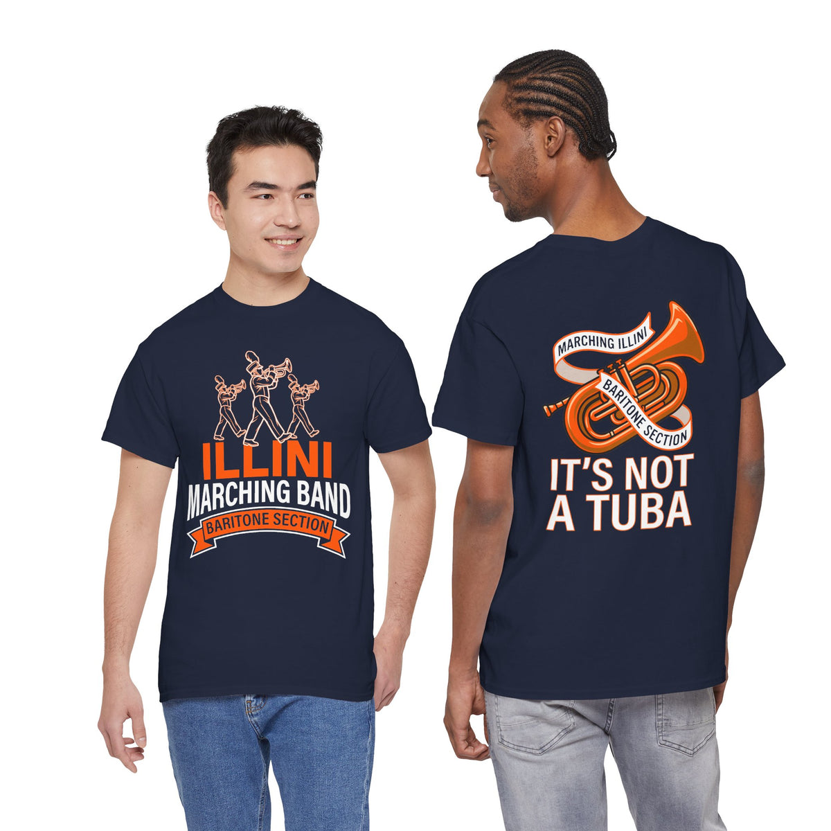 Marching Band T-Shirt - Illini Baritone Section Unisex T-Shirt