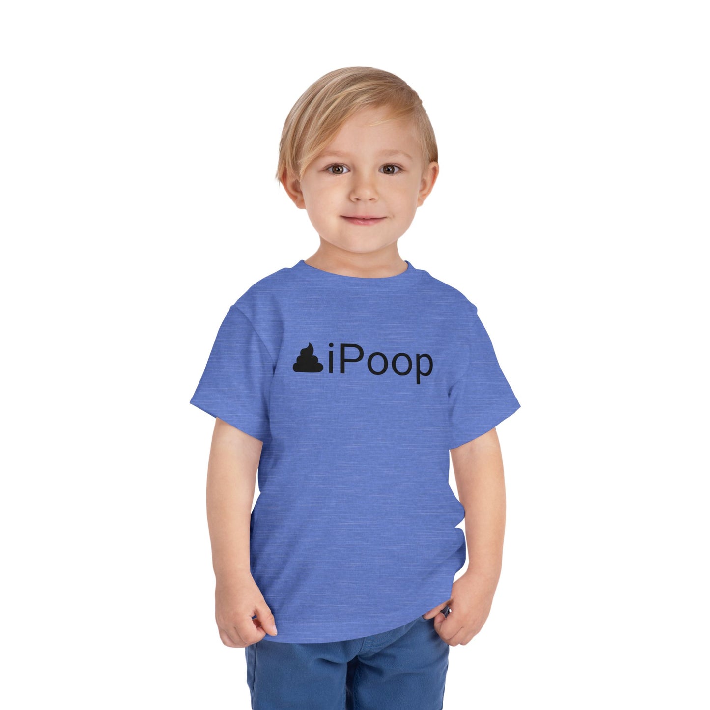 Funny "iPoop" Novelty Toddler T-Shirt - Sizes 2T-5T