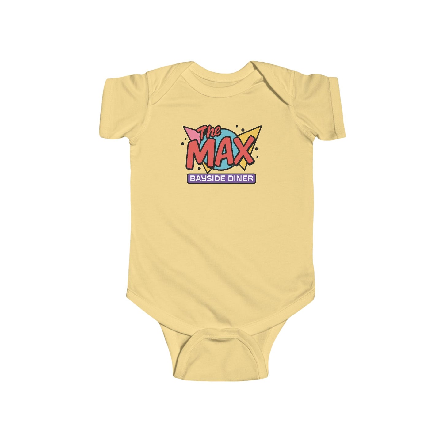 Saved by the Bell “The Max” Baby Bodysuit - Retro Bayside Diner Shower or Birthday Gift