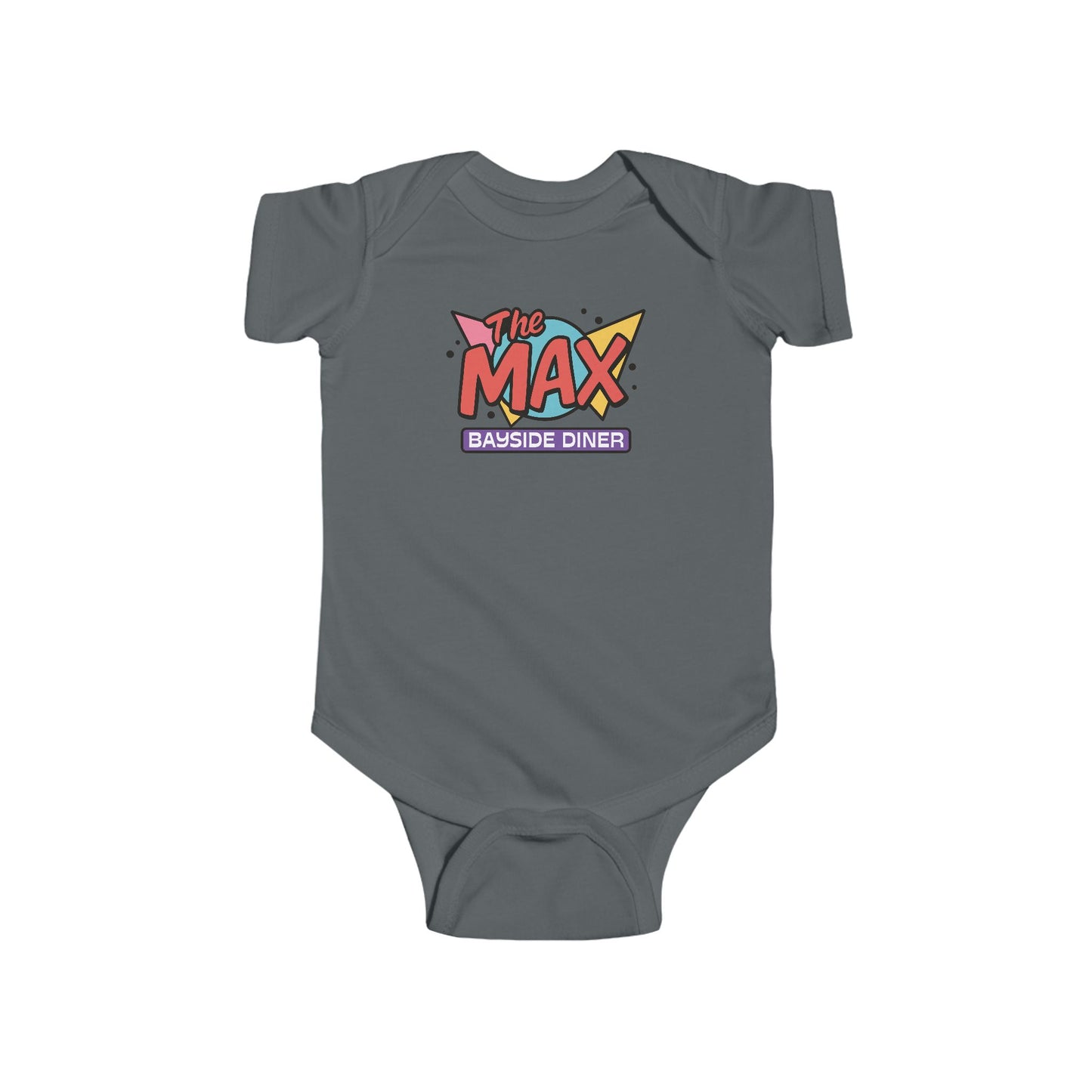 Saved by the Bell “The Max” Baby Bodysuit - Retro Bayside Diner Shower or Birthday Gift