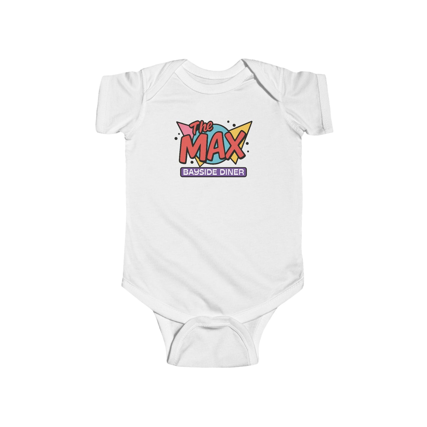 Saved by the Bell “The Max” Baby Bodysuit - Retro Bayside Diner Shower or Birthday Gift