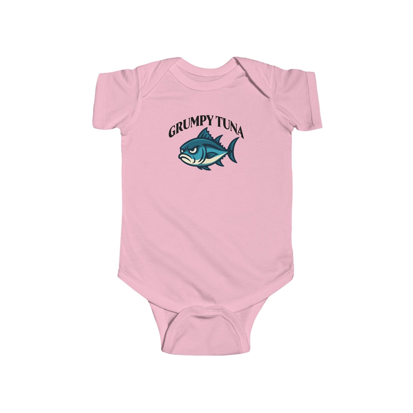 Grumpy Tuna Baby Bodysuit – Tiny Fish, Big Feelings - Shower or Birthday Gift