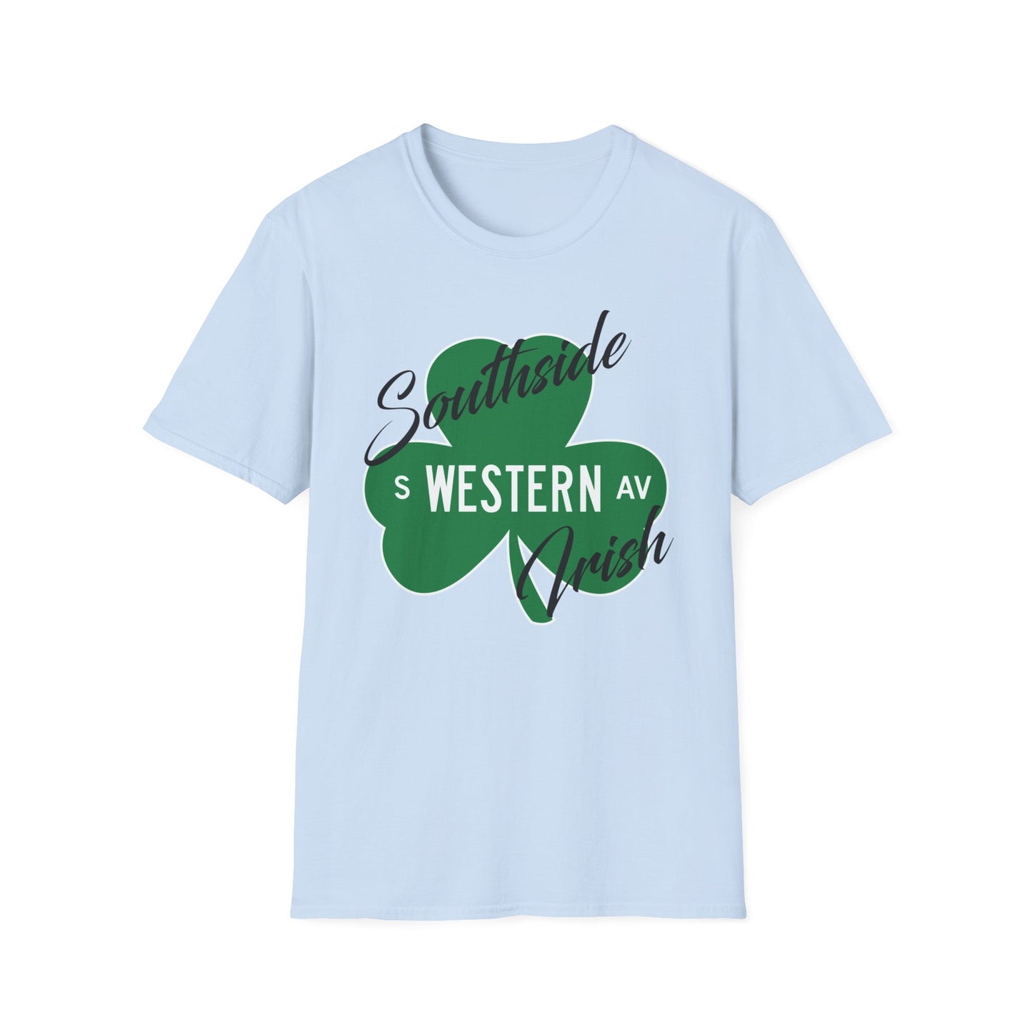 Chicago Southside Irish St. Patrick's Day Parade Western Avenue Shamrock T-shirt