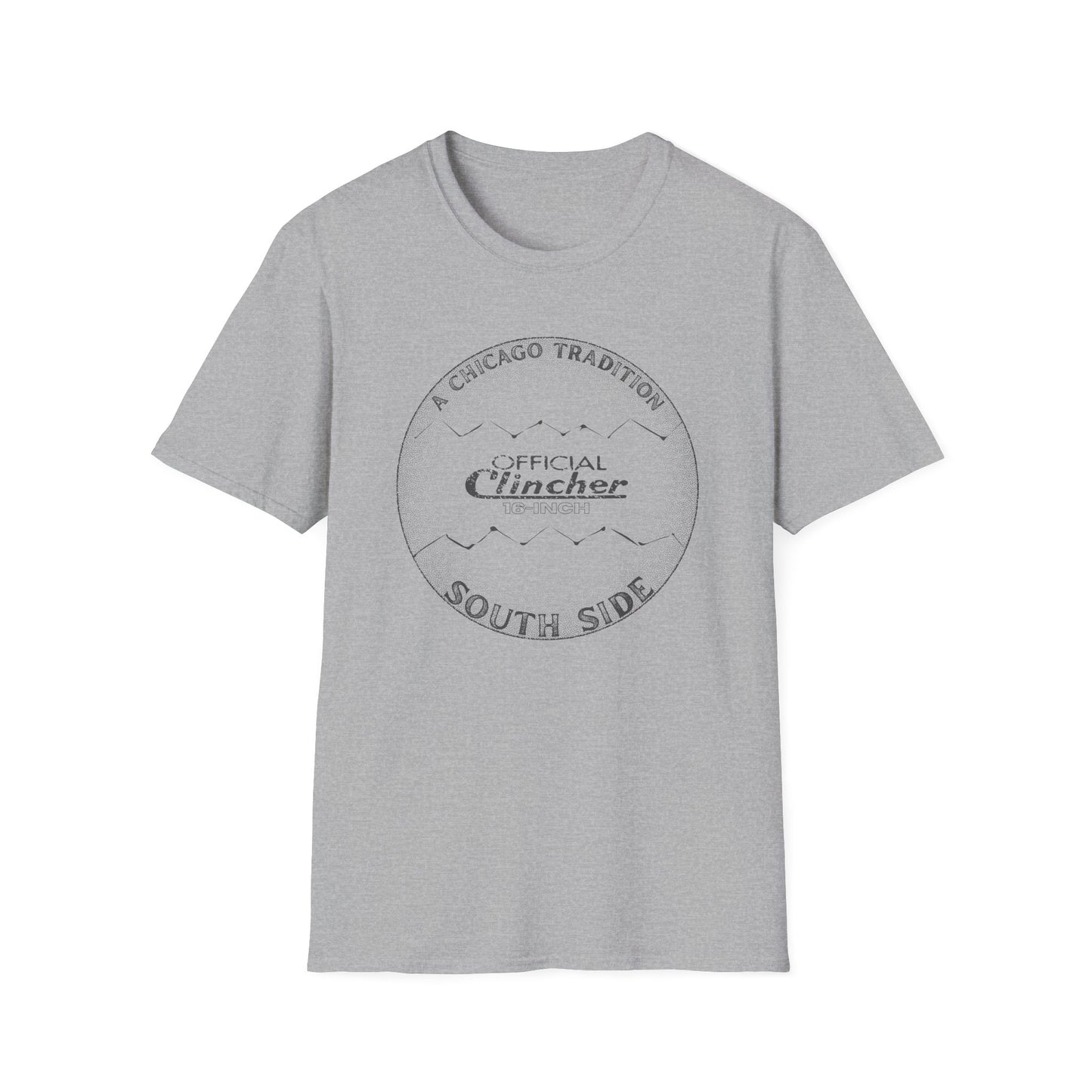 16-Inch Softball - A Chicago Tradition - Unisex Softstyle T-shirt