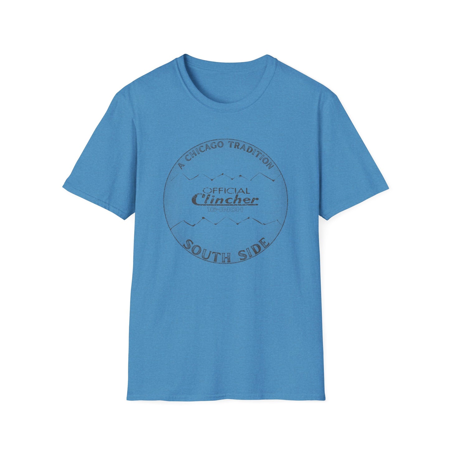 16-Inch Softball - A Chicago Tradition - Unisex Softstyle T-shirt
