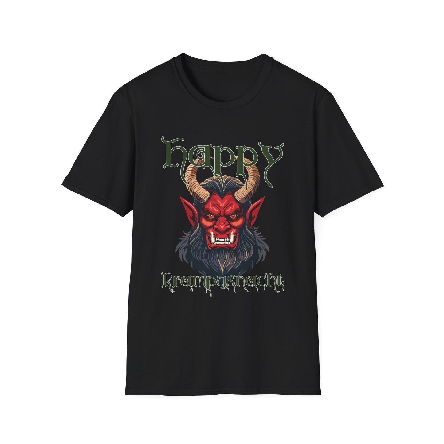 Happy Krampusnacht (Krampus Night) - Christmas Holiday Unisex Softstyle T-Shirt