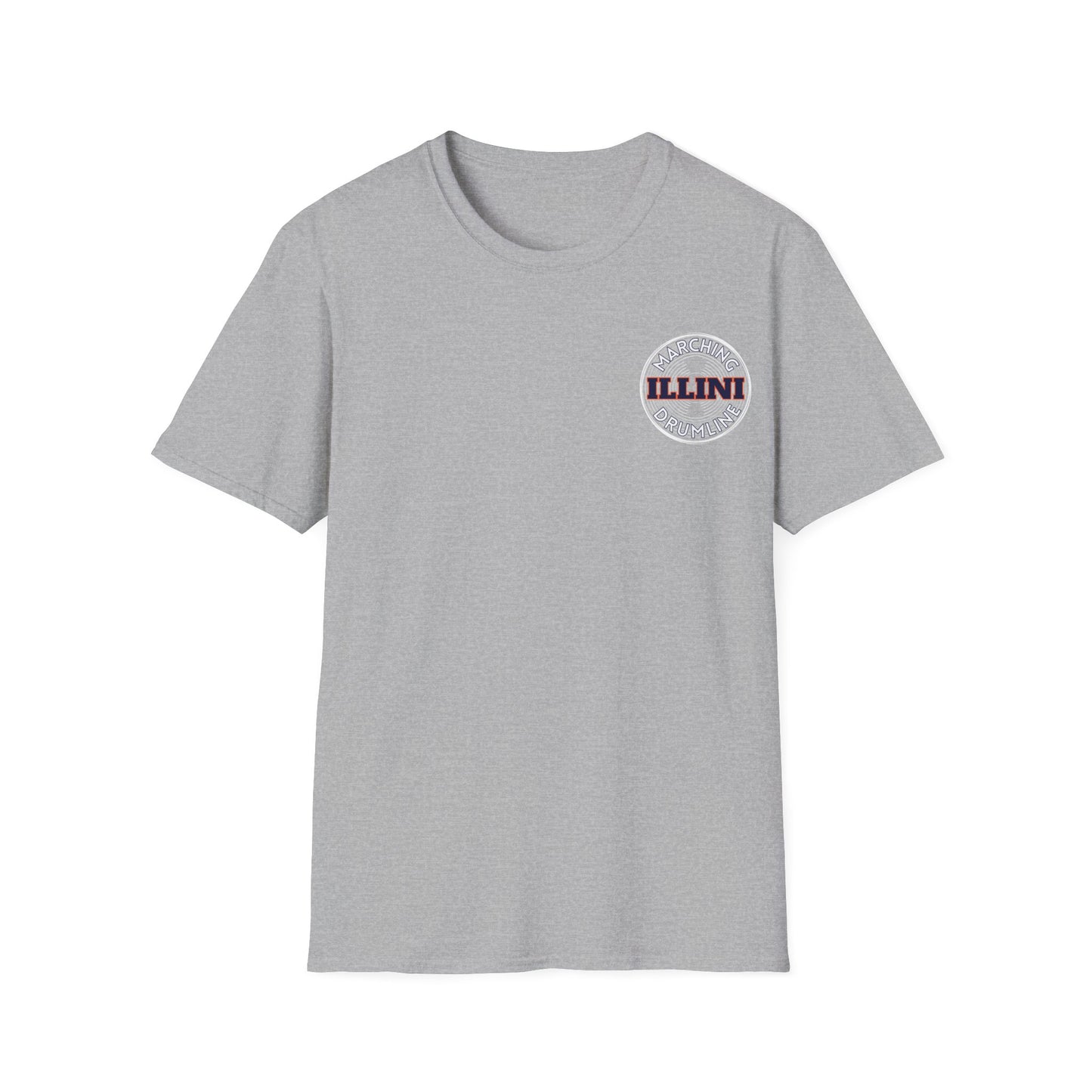 Marching Illini Drumline - Party Chicken Personalized Cymbals T-Shirt