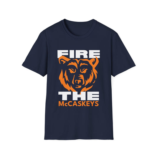 Fire the McCaskeys!  Chicago Bears Disgruntled Fan Tee - Chicago T-Shirt