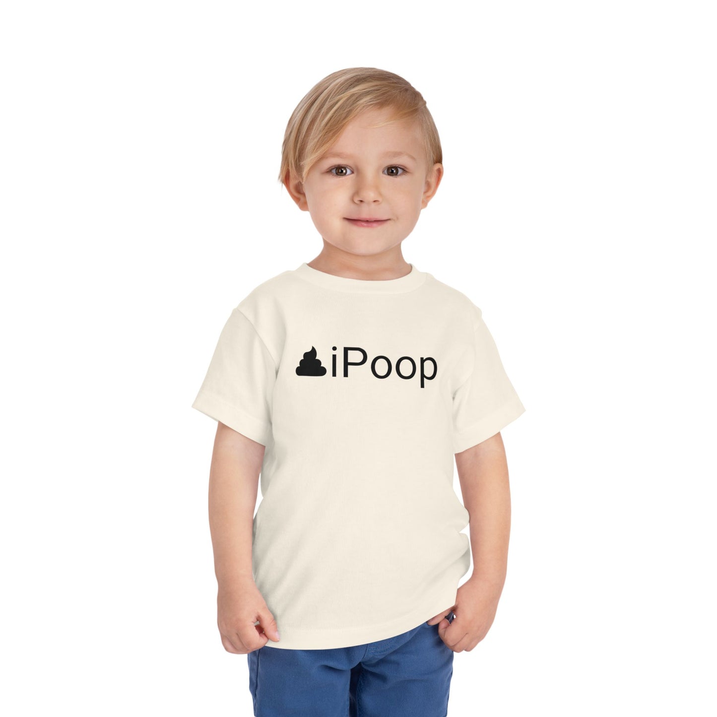 Funny "iPoop" Novelty Toddler T-Shirt - Sizes 2T-5T