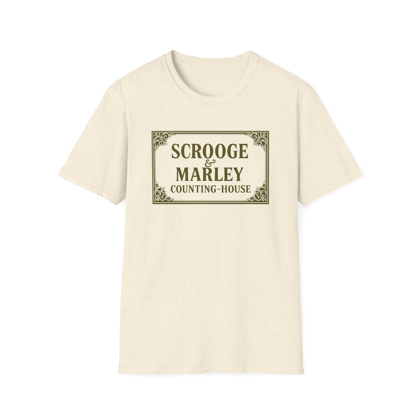 Scrooge & Marley Counting-House Tee - Christmas Holiday Unisex Softstyle T-Shirt