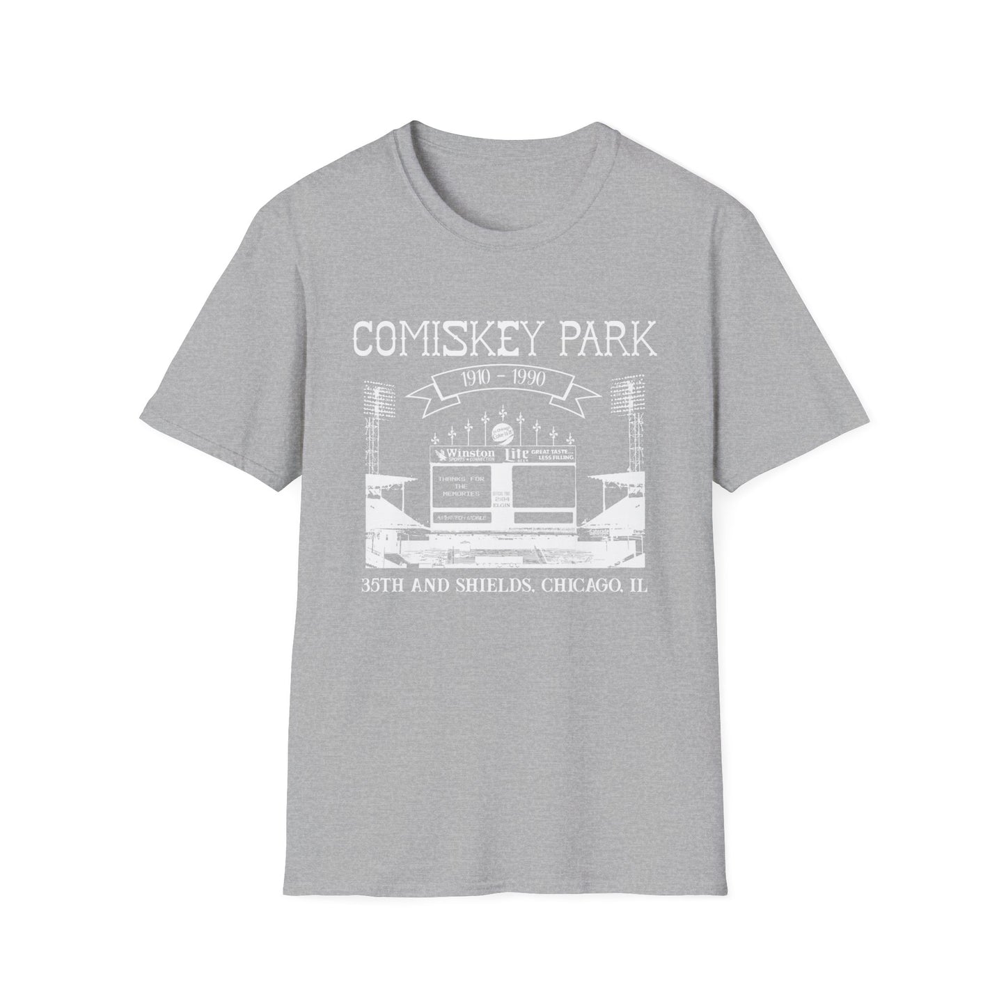 Old Comiskey Scoreboard 1910-1990 Chicago T-Shirt