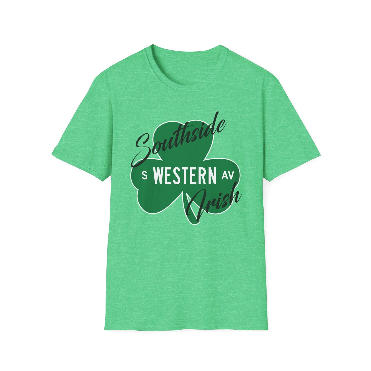 Chicago Southside Irish St. Patrick's Day Parade Western Avenue Shamrock T-shirt