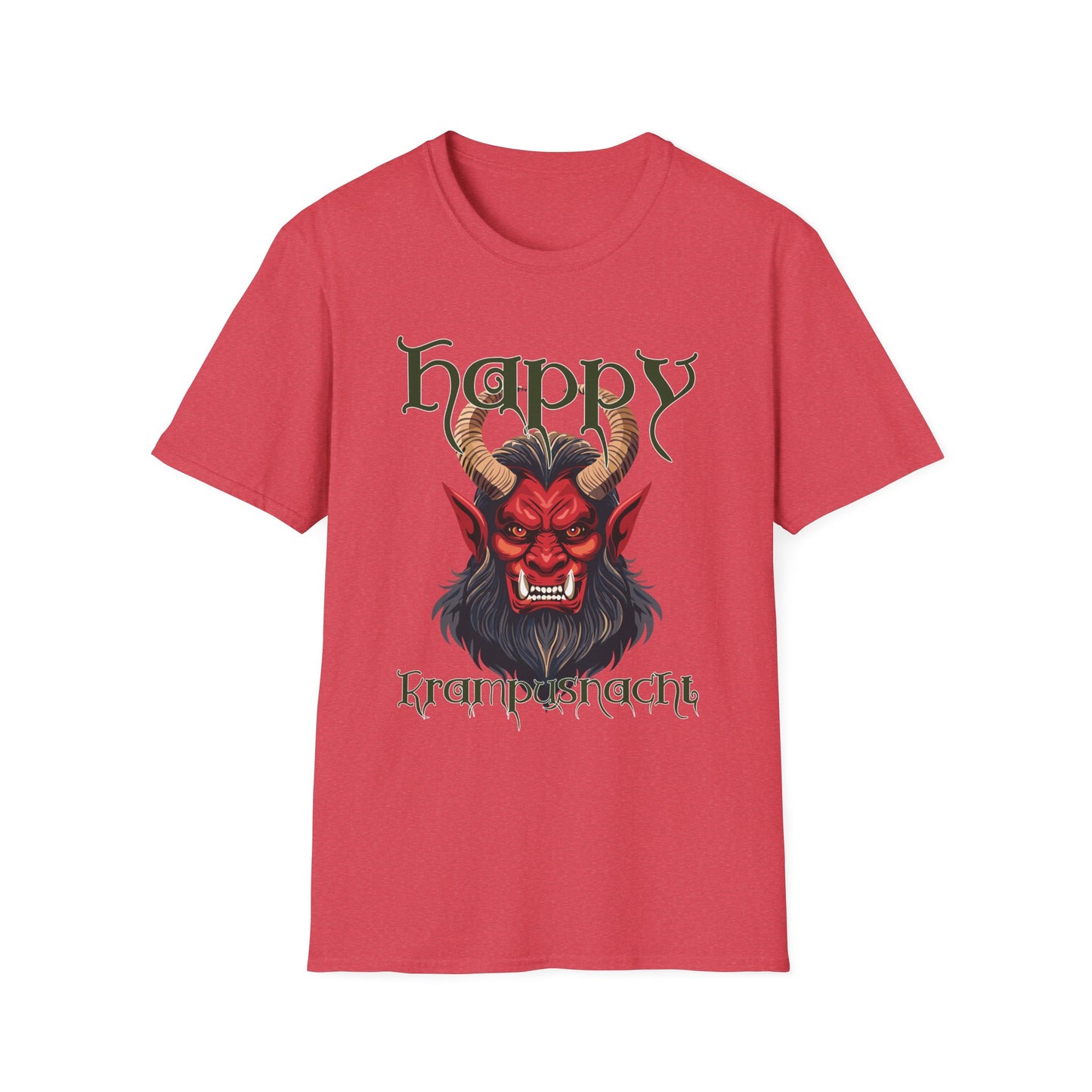 Happy Krampusnacht (Krampus Night) - Christmas Holiday Unisex Softstyle T-Shirt