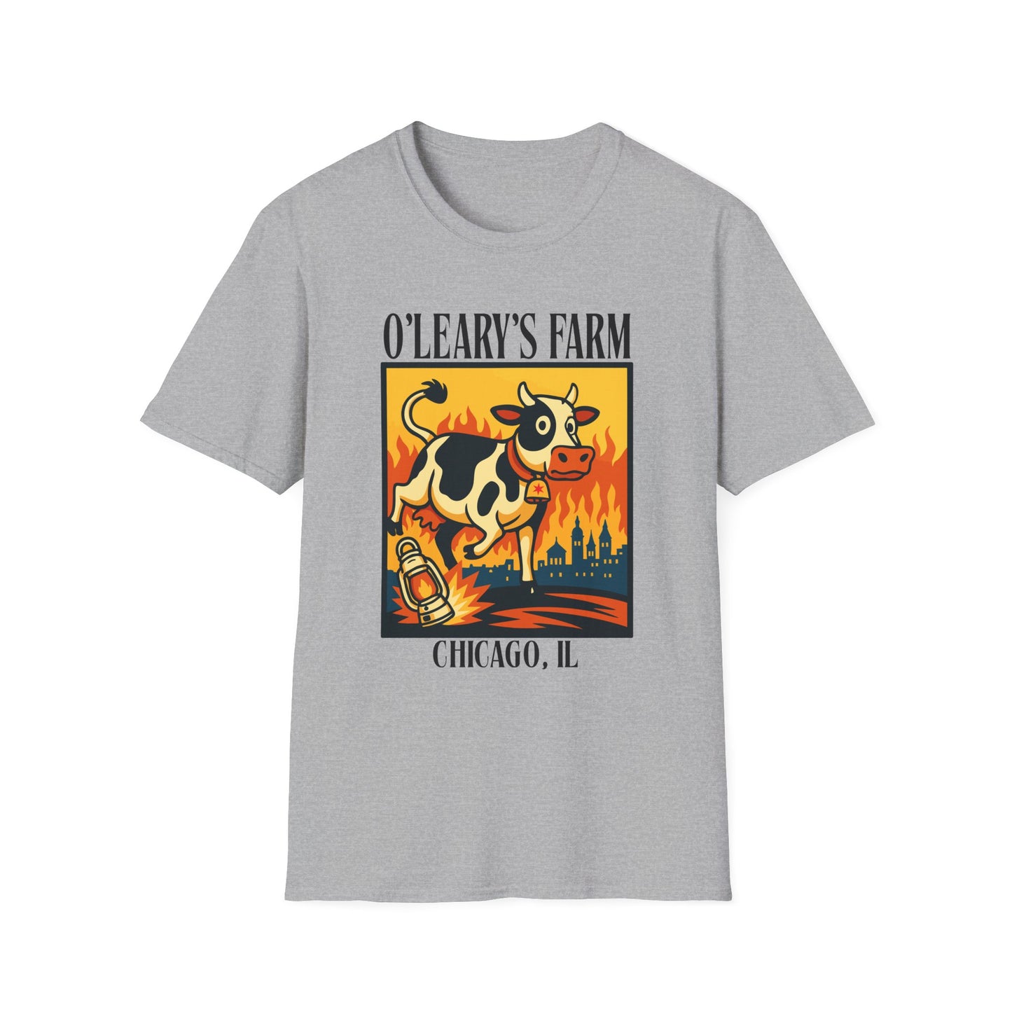 Great Chicago Fire - Mrs. O'Leary's Cow T-Shirt