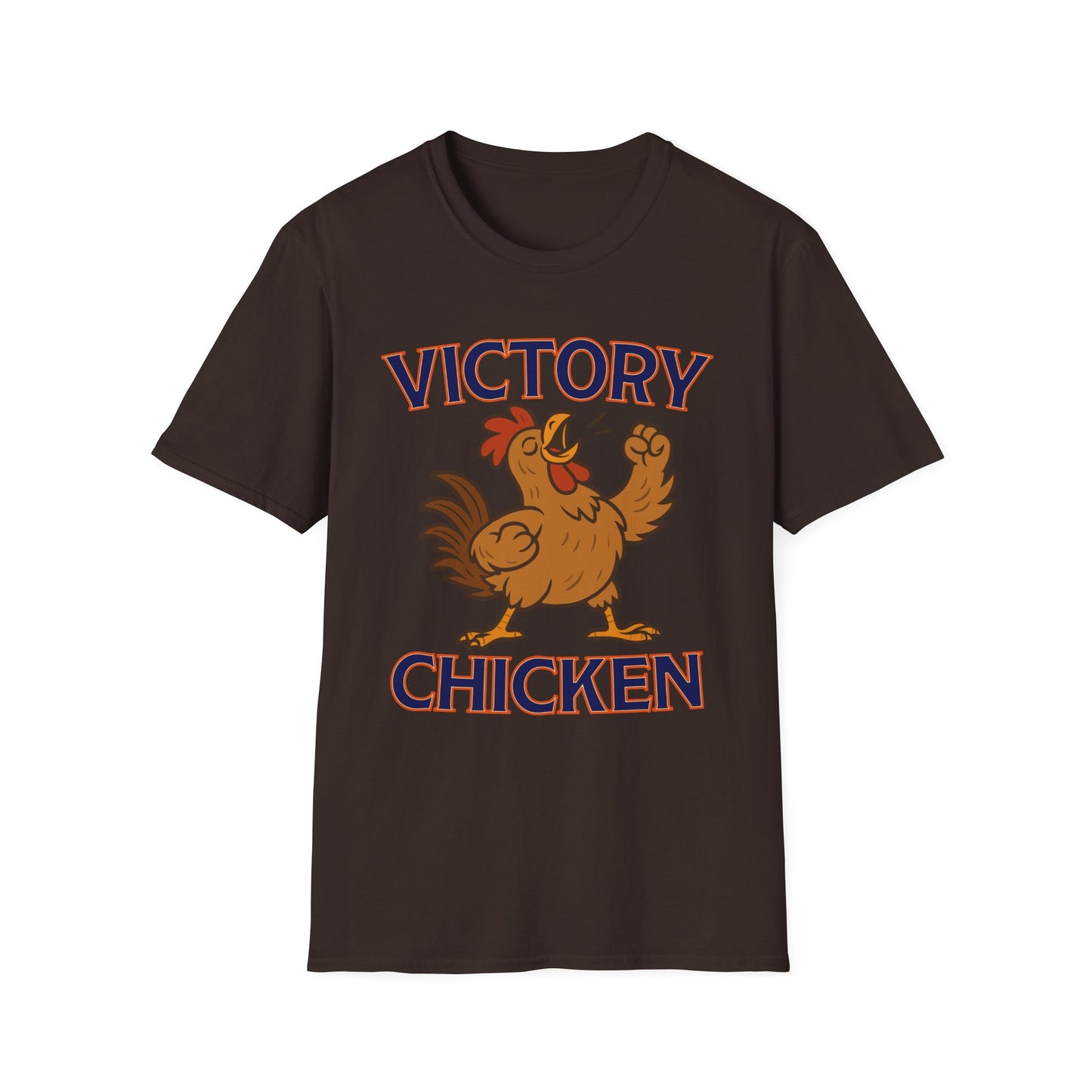 Victory Chicken - Chicago Bears Win Edition - Softstyle Unisex T-Shirt