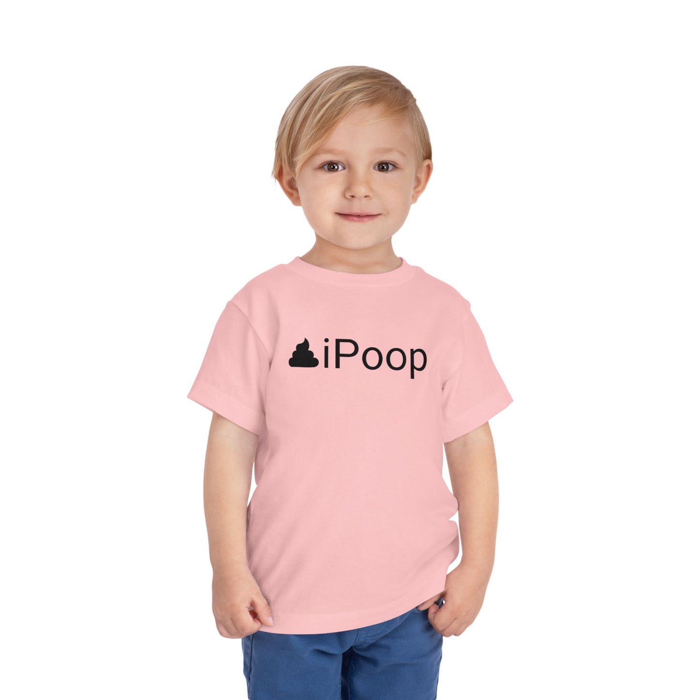 Funny "iPoop" Novelty Toddler T-Shirt - Sizes 2T-5T