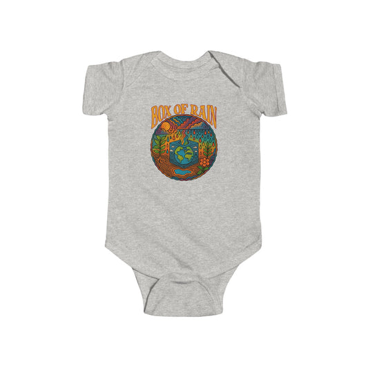 Grateful Dead Box of Rain Infant Bodysuit - Baby Shower or Kid's Birthday Gift for Deadheads