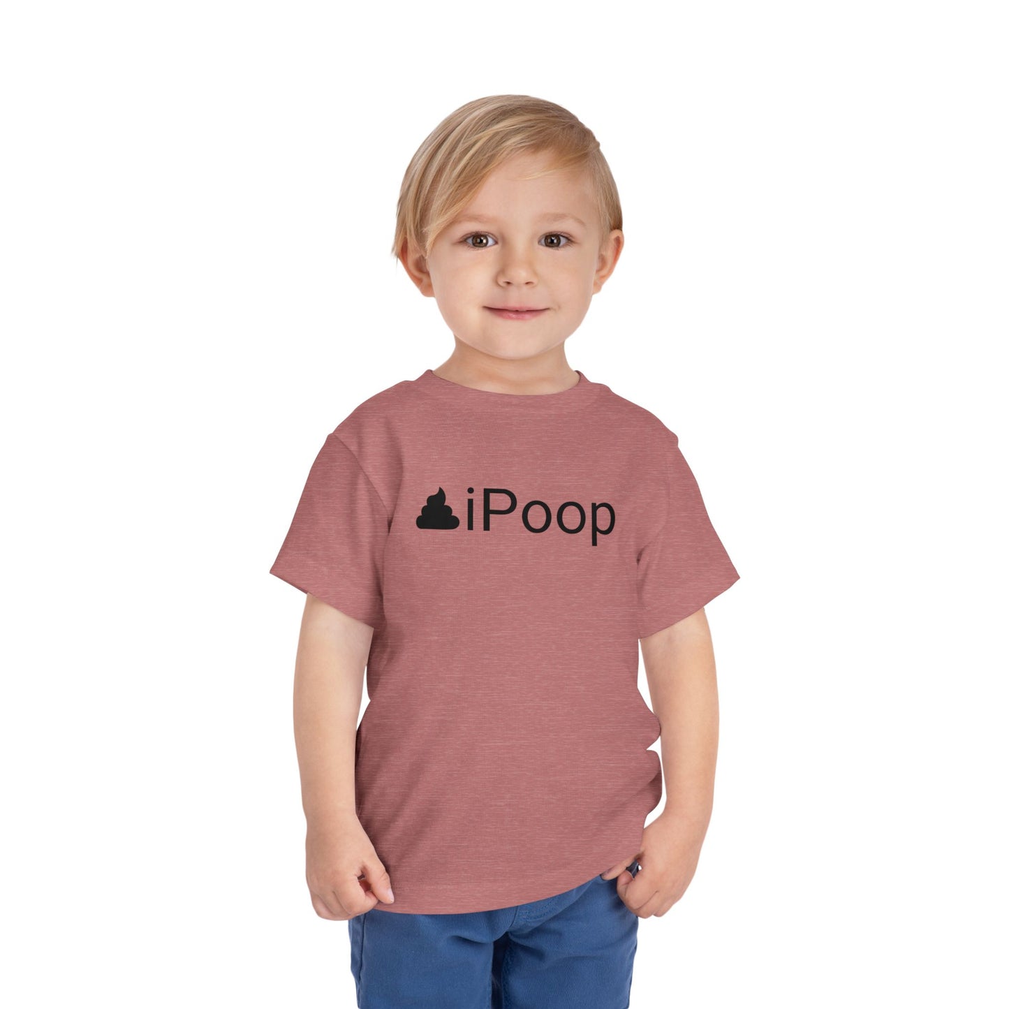 Funny "iPoop" Novelty Toddler T-Shirt - Sizes 2T-5T