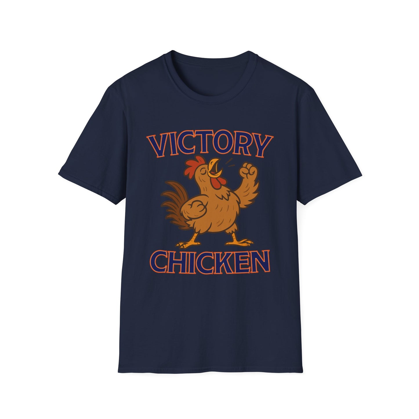 Victory Chicken - Chicago Bears Win Edition - Softstyle Unisex T-Shirt