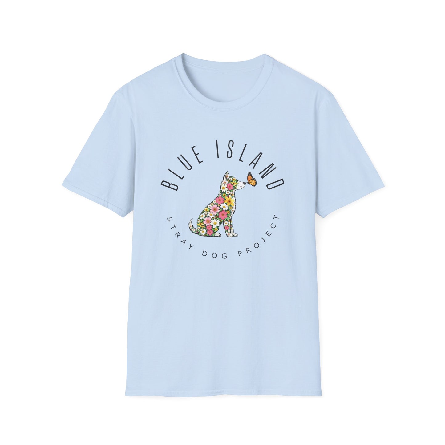 Blue Island Stray Dog Project Spring Tee (Adult Unisex sizes)