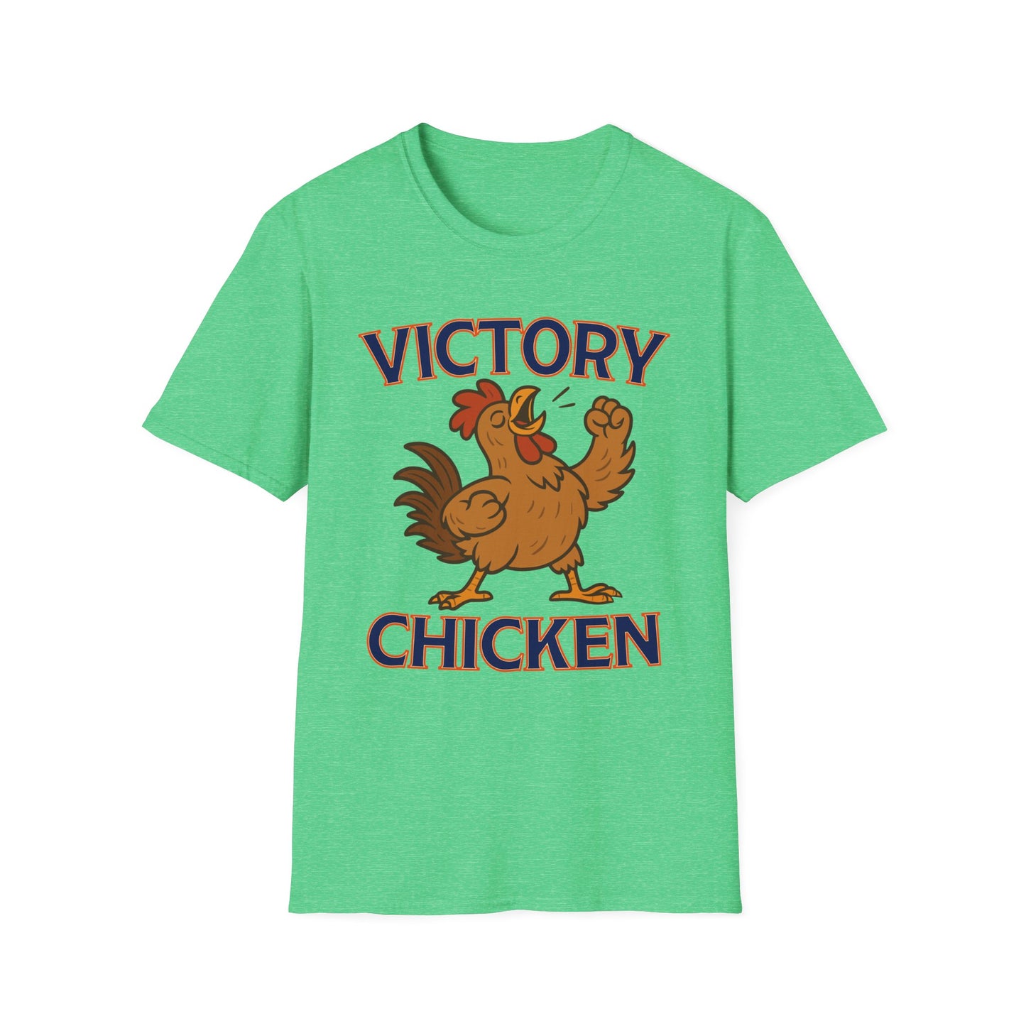 Victory Chicken - Chicago Bears Win Edition - Softstyle Unisex T-Shirt